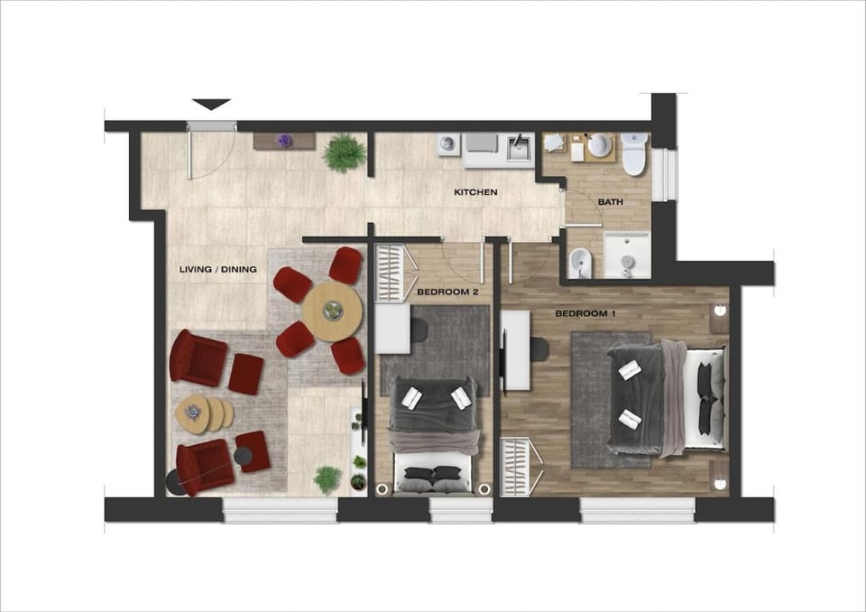 7 min dal Colosseo, Aria condizionata, Smart TV, 4 pax Apartment in Rome