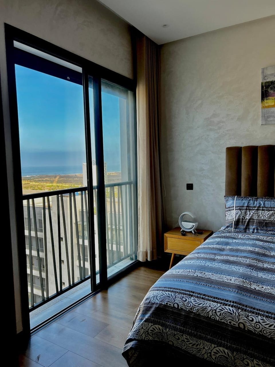 Bed, View (from property/room), Balcony/Terrace, Photo of the whole room, Bedroom, Sea view