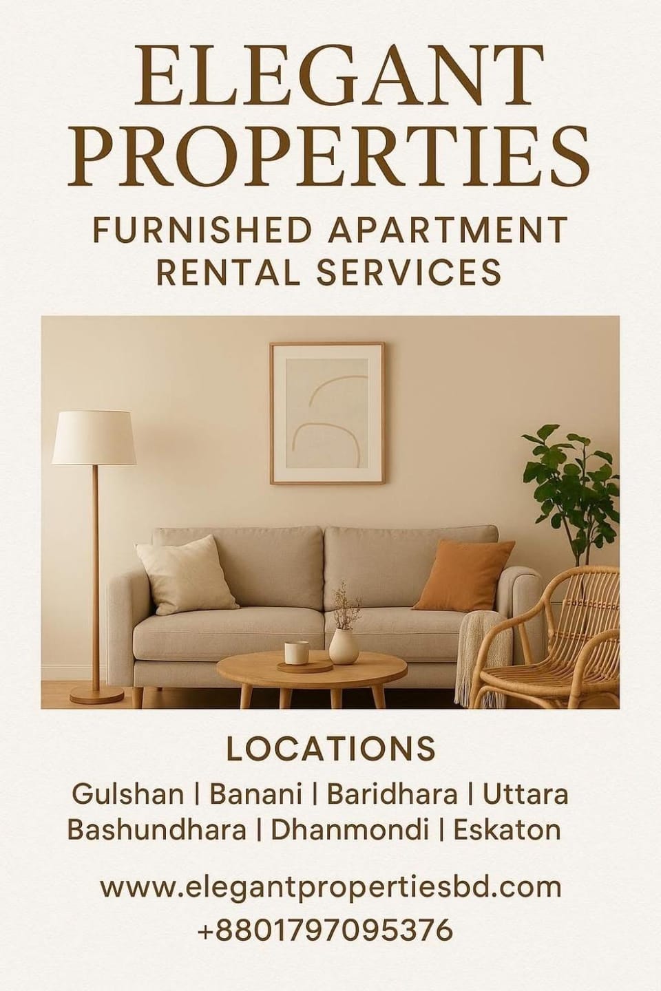 Elegant 3 Bedroom Fully Furnished AC Wifi Apartment in Dhanmondi 4A Prime Area Near Everything Apartment in Dhaka