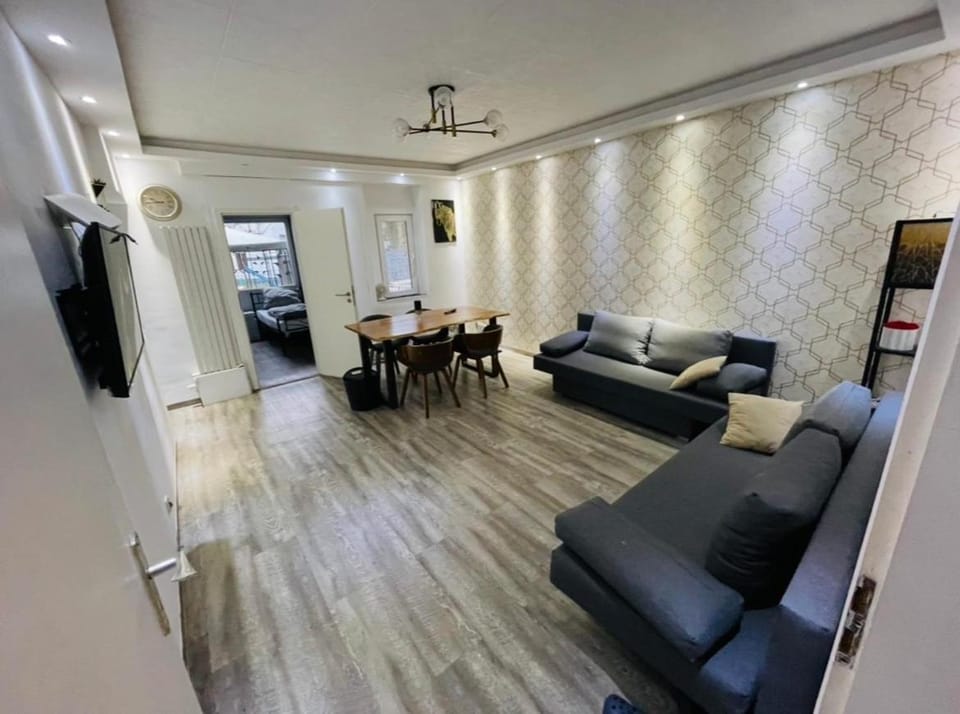 Living room, Seating area, Dining area