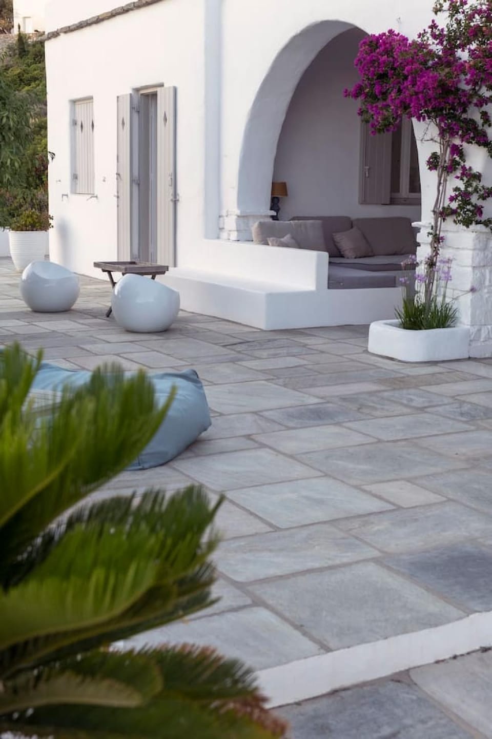 Property building, Patio