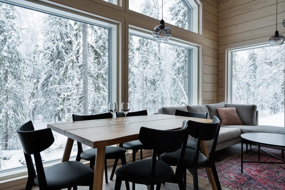 Winter, View (from property/room), Living room, Dining area, heating, internet