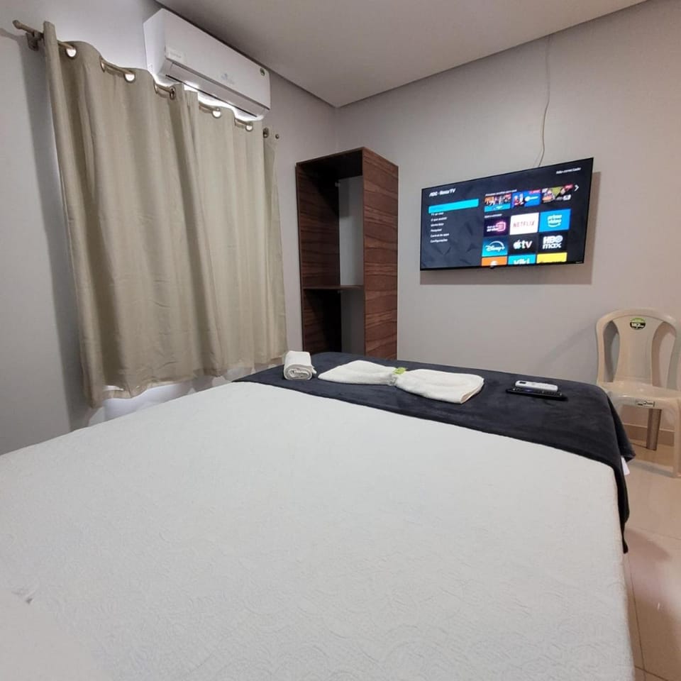 Bed, TV and multimedia, air conditioner