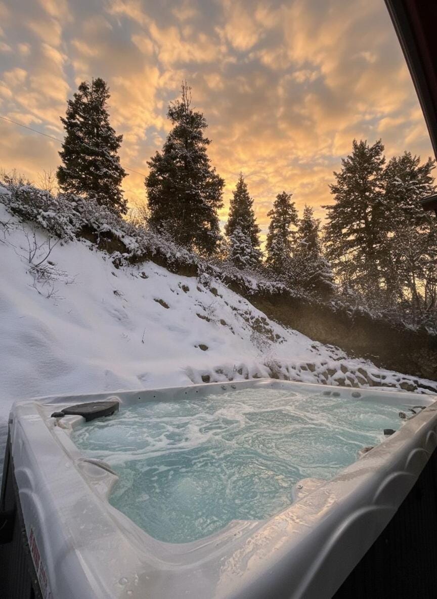 Day, Natural landscape, Winter, Hot Tub, Spa and wellness centre/facilities