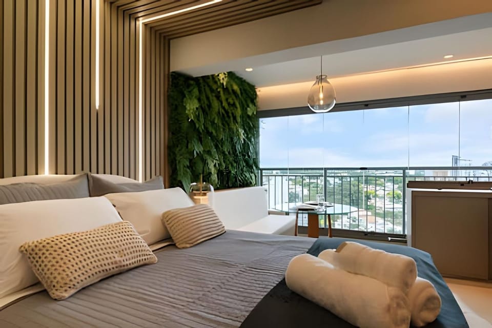 BHaus Thera Ibirapuera Deluxe - Vista Incrível 20o andar - Academia - Lavanderia - Próximo ao Parque Ibirapuera - Estacionamento pago no prédio - TH5 Apartment in Sao Paulo City