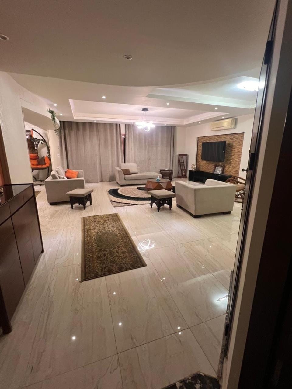 3 bedroom furnished oppositeAUC Apartment in New Cairo City