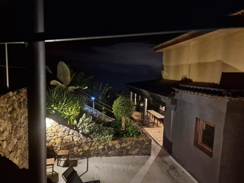 Property building, Patio, Night, View (from property/room), Balcony/Terrace