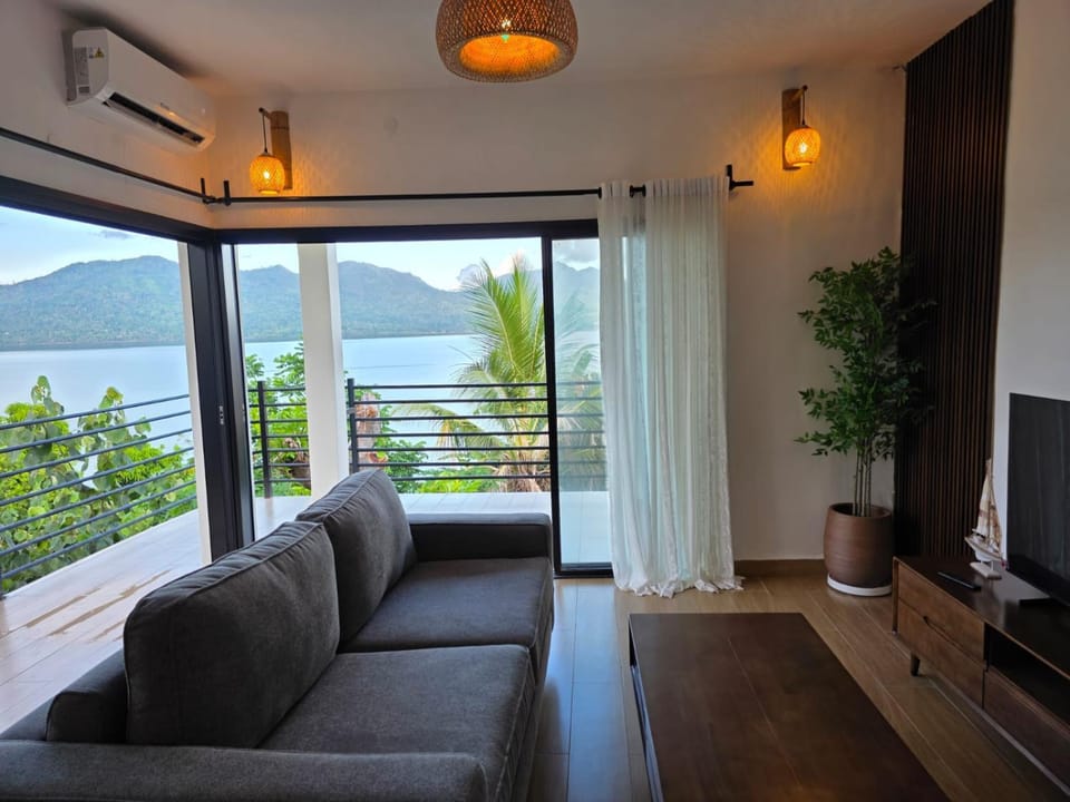 Natural landscape, Living room, Sea view