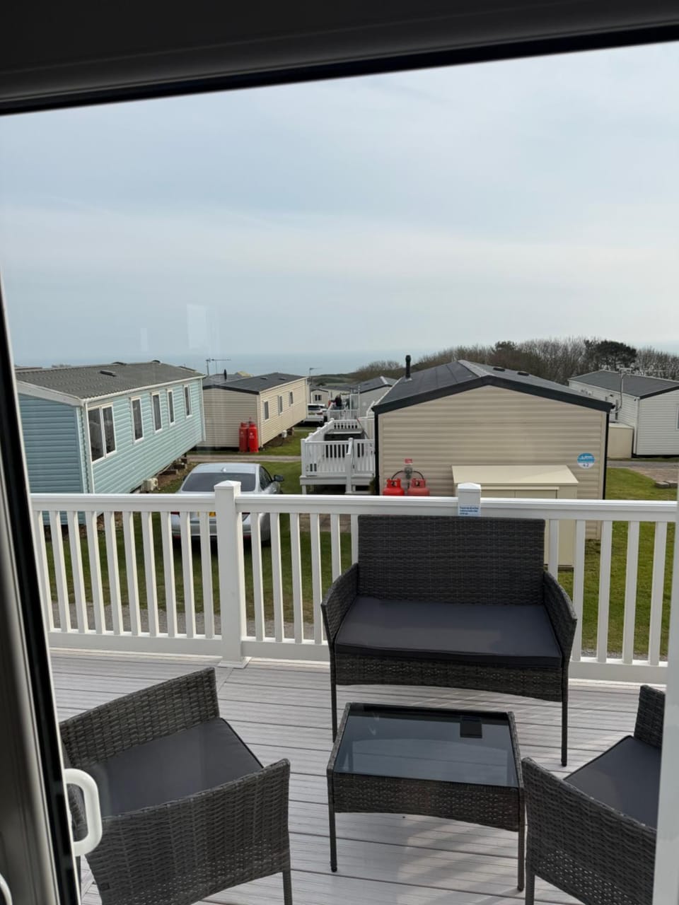 Luxury 3 bed sleeps 8 caravan with sea view Campground/ 
RV Resort in East Devon District