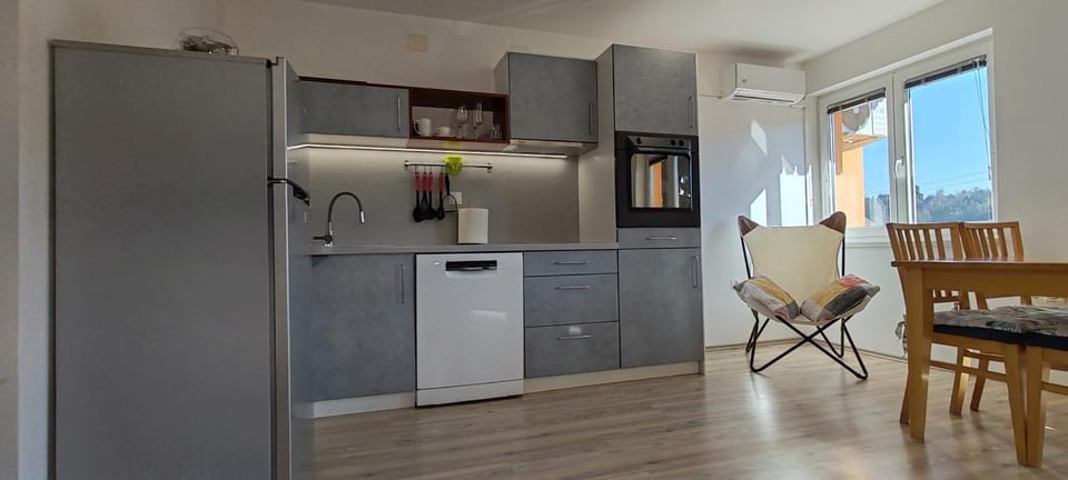 Kitchen or kitchenette, Dining area, oven