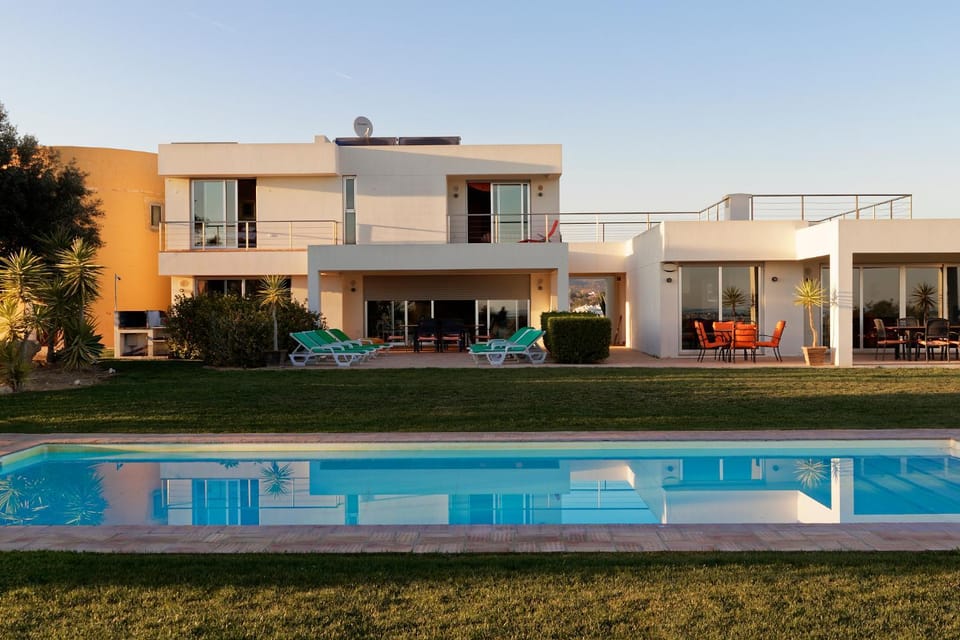 Swimming pool, Swimming pool, Sunset