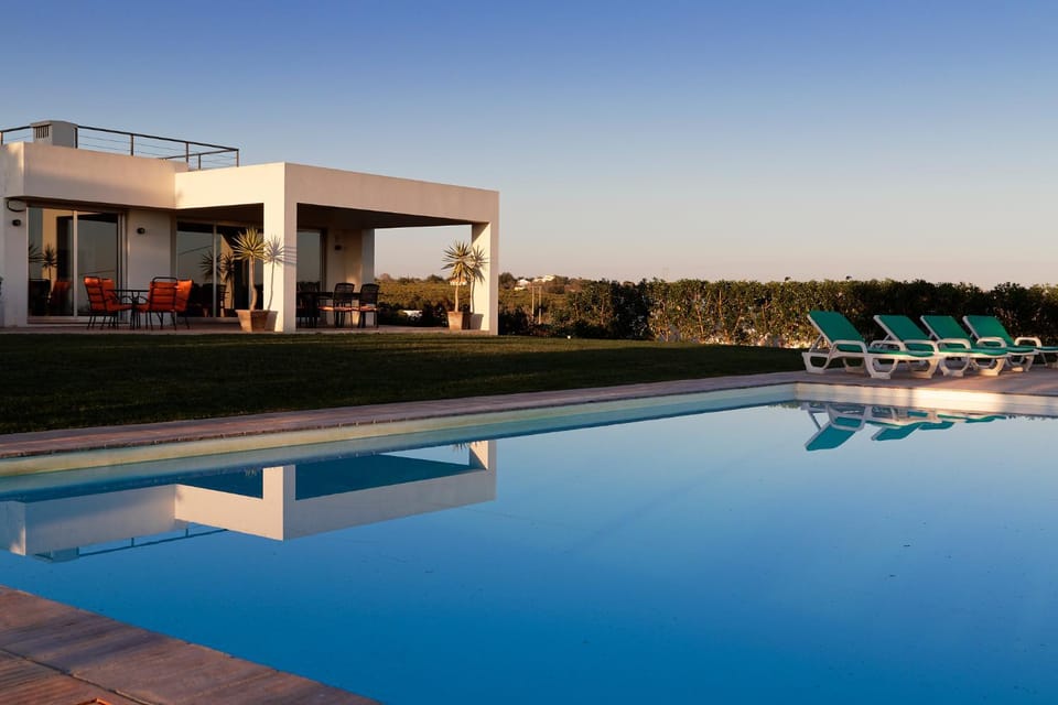 Swimming pool, Swimming pool, Sunset