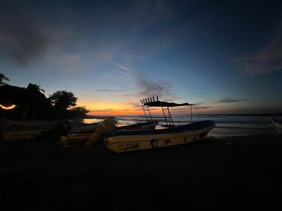 Natural landscape, Beach, Sea view, Sunset