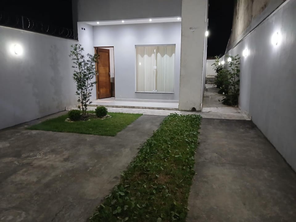 Night, Garden, Parking
