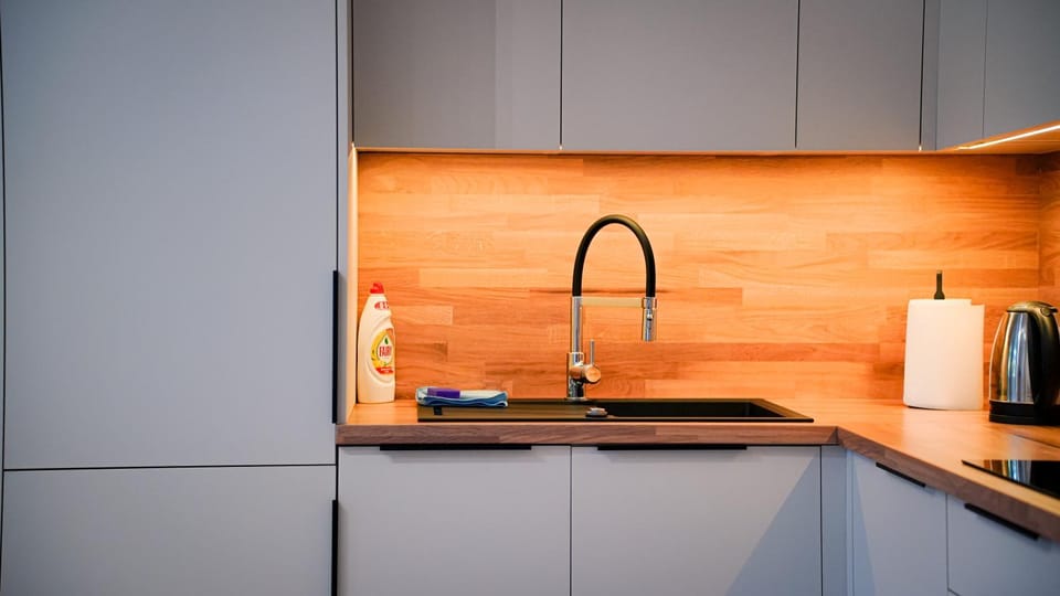 Kitchen or kitchenette, kitchen