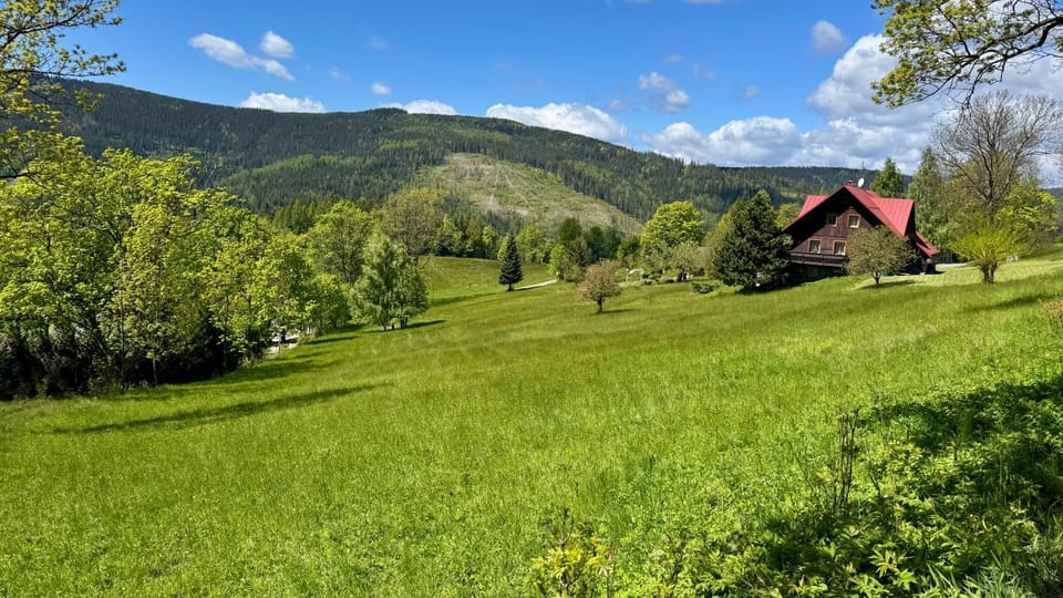 Property building, Natural landscape, Mountain view