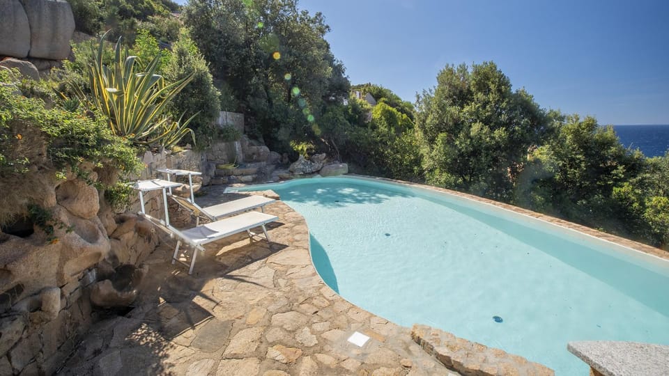 Natural landscape, Pool view, Sea view, Swimming pool