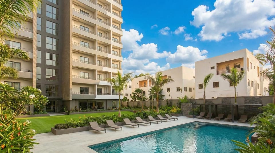 Property building, Swimming pool