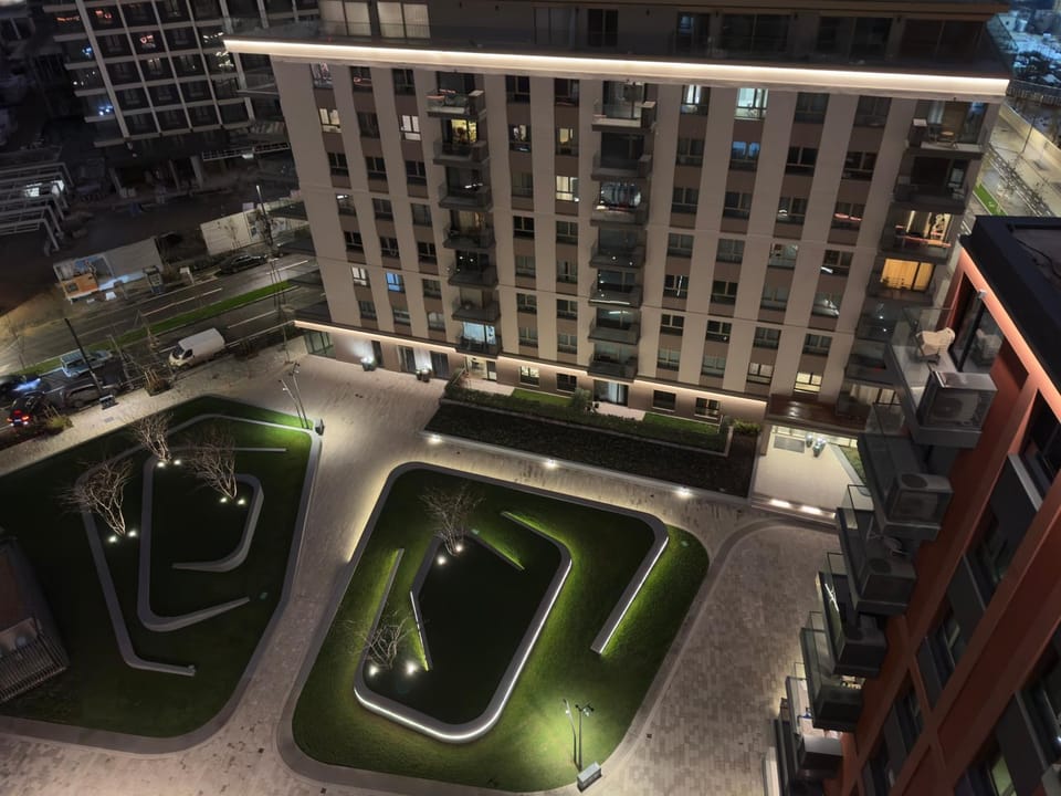 Property building, Night, Neighbourhood, View (from property/room), City view, Street view