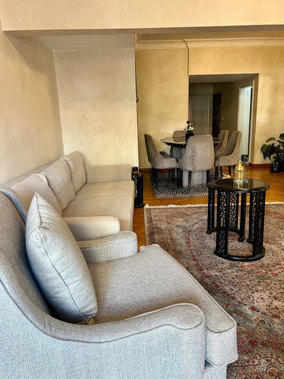 شقة فندقية باطلالة فاخرة علي الفورسيزون والنيل ثلاثة غرف كاملة Apartment in Cairo