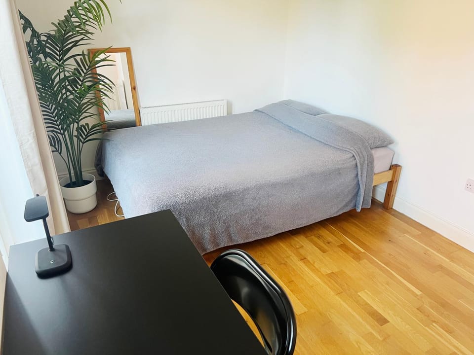 Bed, Seating area, Dining area, Bedroom