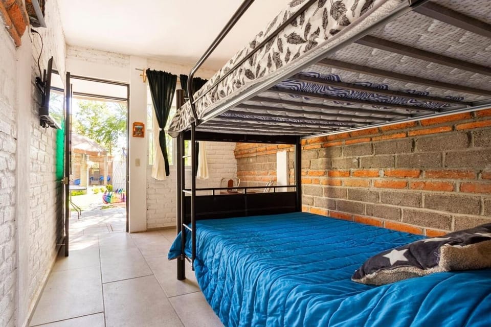 Photo of the whole room, bunk bed