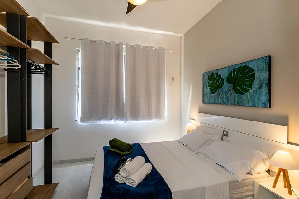 Bed, Photo of the whole room, Bedroom, towels, wardrobe