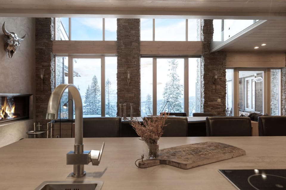 Fjellspa med Fantastisk utsikt og Høy standard House in Viken, Norway