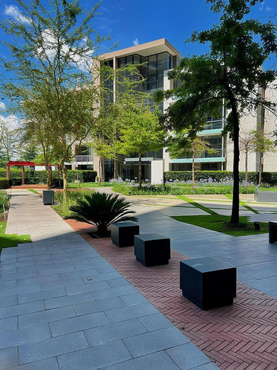 Property building, Garden view