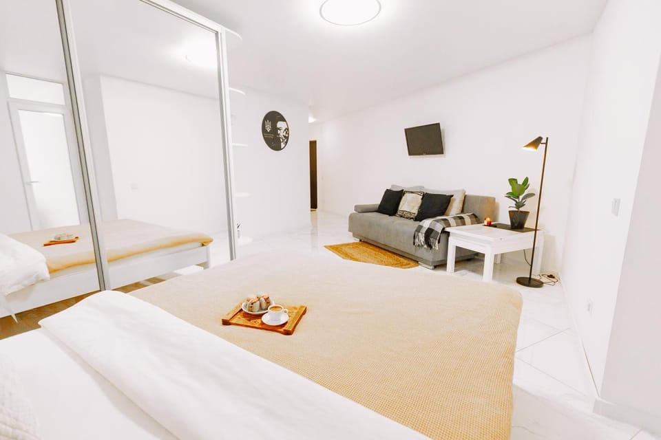 Scandi студія в ЖК Київський Apartment in Ukraine