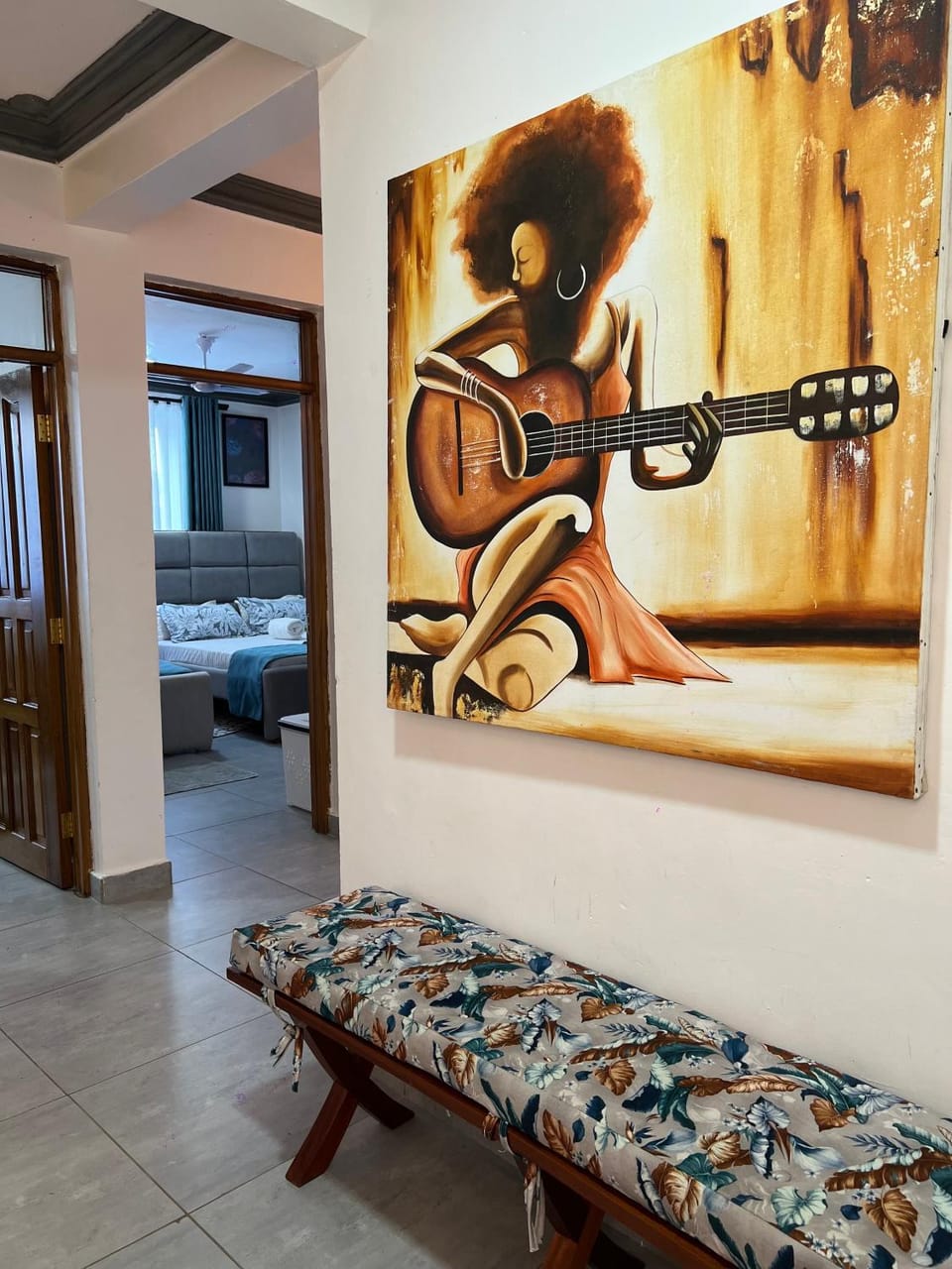 Decorative detail, Seating area, Bedroom