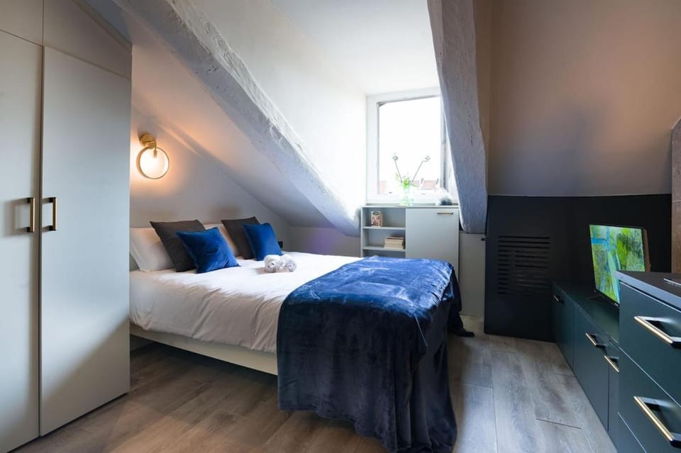 Bed, TV and multimedia, Photo of the whole room, Bedroom, wardrobe