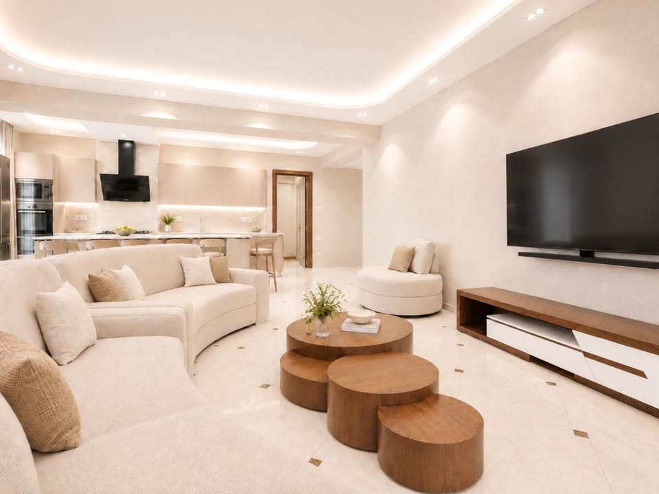 Communal lounge/ TV room, Kitchen or kitchenette, Living room