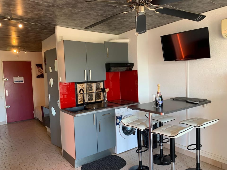 346 Studio 2 pers Port Soleil jolie vue Port Apartment in Agde