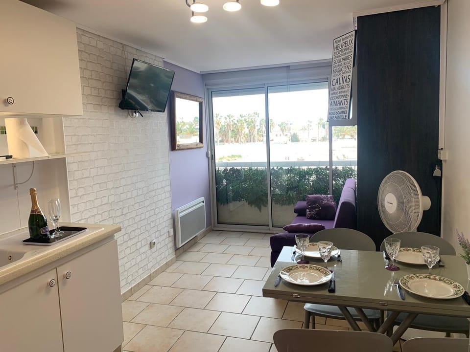 659 Studio 2 pers Port Soleil piscine privée Apartment in Agde