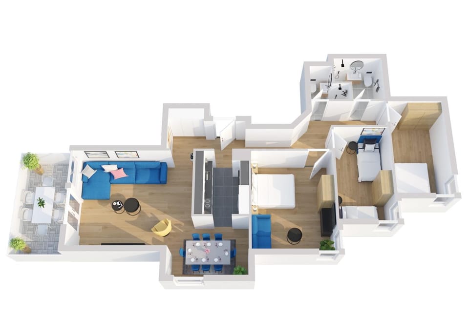 Cozy Escape 3BR I 20 min to Zurich center l 2 Free Parking I View Apartment in Nidwalden