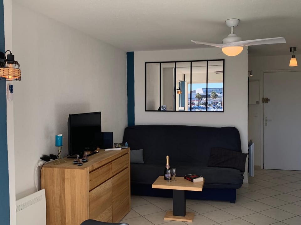 341 Appartement 2 pers Port Soleil jolie vue port Apartment in Agde