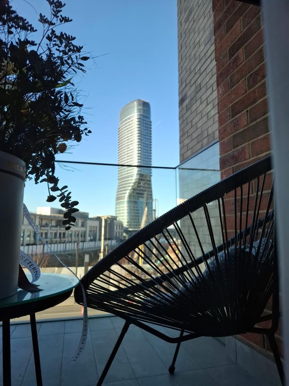 Patio, Day, View (from property/room), Balcony/Terrace, Seating area, City view, City view