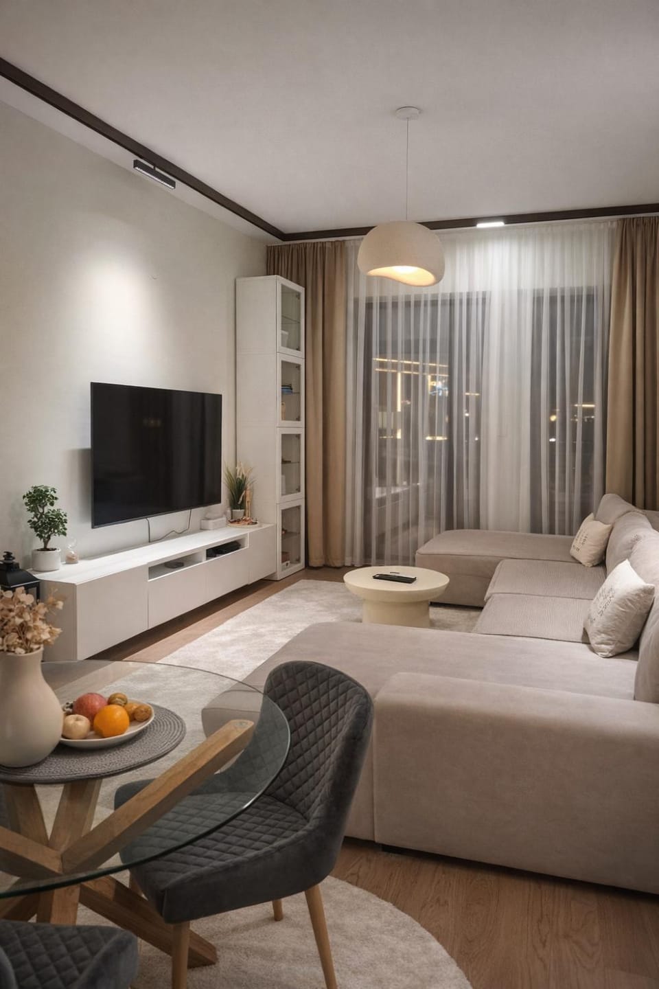 Communal lounge/ TV room, TV and multimedia, Living room, Food and drinks, Photo of the whole room, Seating area, Dining area, Evening entertainment, Food