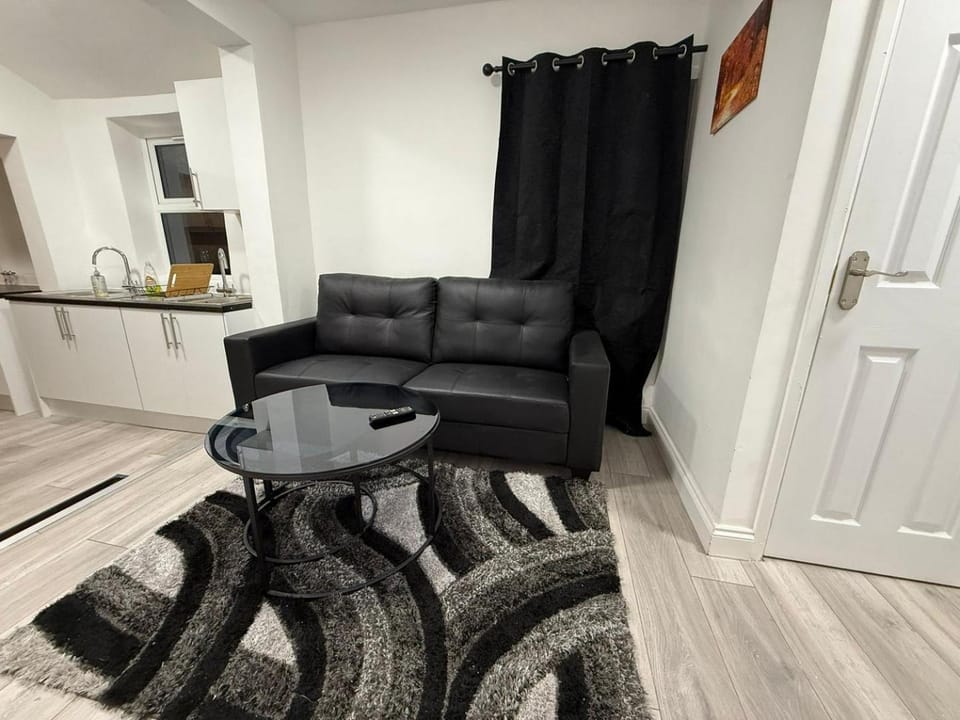 Kitchen or kitchenette, Living room, Seating area