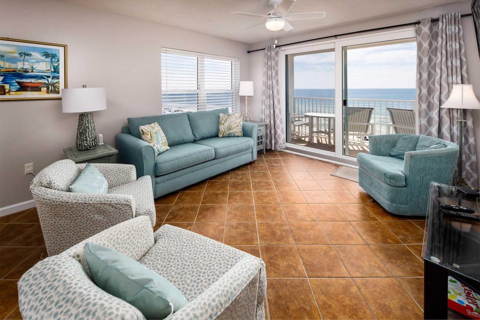 The Palms 505 Gulf Front condo Direct Beach View House in Okaloosa Island