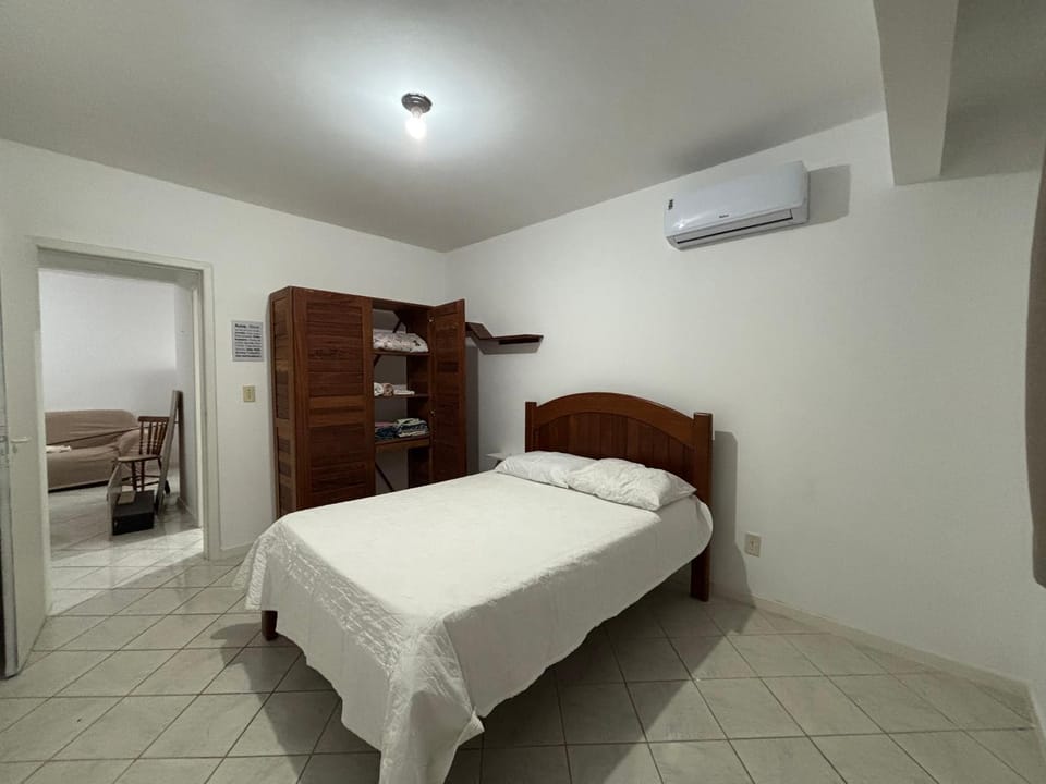 Bed, Photo of the whole room, Bedroom, towels, air conditioner
