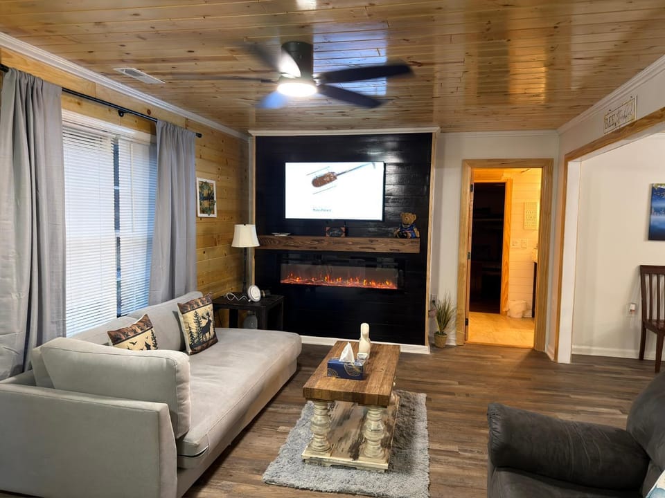 TV and multimedia, Living room, Seating area, fireplace