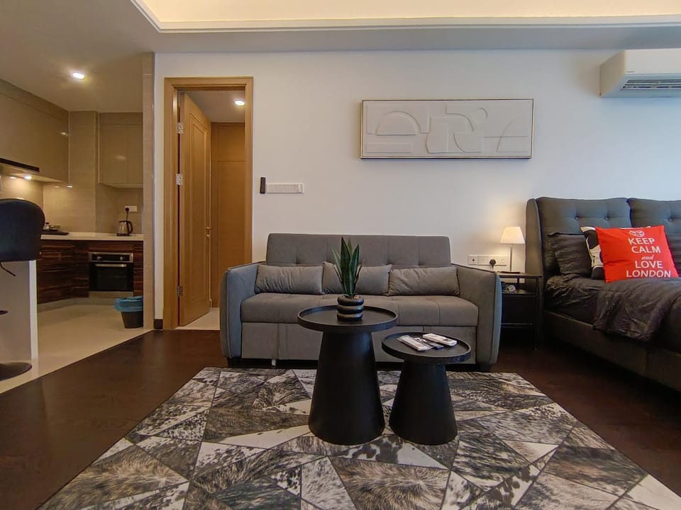 Living room, Bedroom