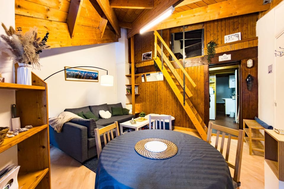 Bright studio with a view of Mont Blanc Apartment in Chamonix