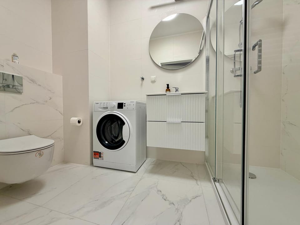 Shower, Bathroom, washing machine