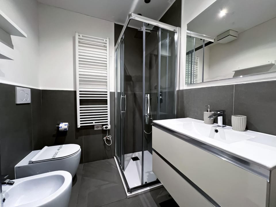 Shower, Toilet, Bathroom, bidet, towels