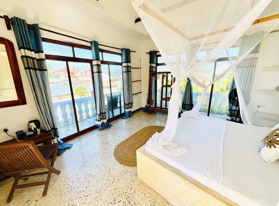 Bed, Coffee/tea facilities, Balcony/Terrace, Bedroom