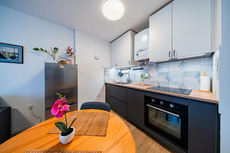 Kitchen or kitchenette, Dining area, stove