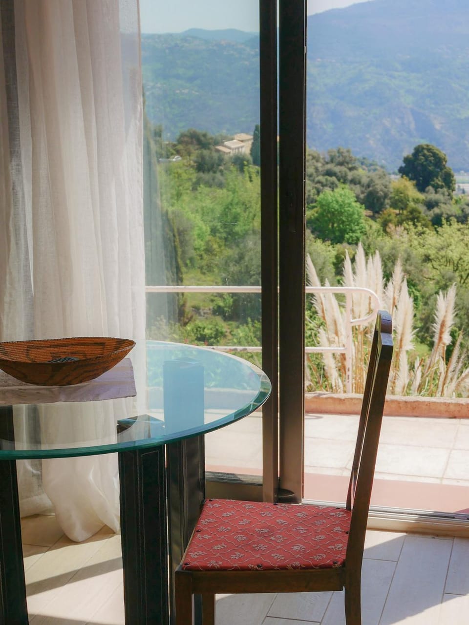Natural landscape, Dining area, Mountain view